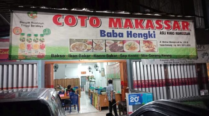 Di Mana Tempat Makan Coto Makassar di Lampung?